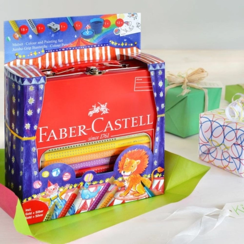 SET FABER CASTEL LATA PINTADA x18u.CIRCO