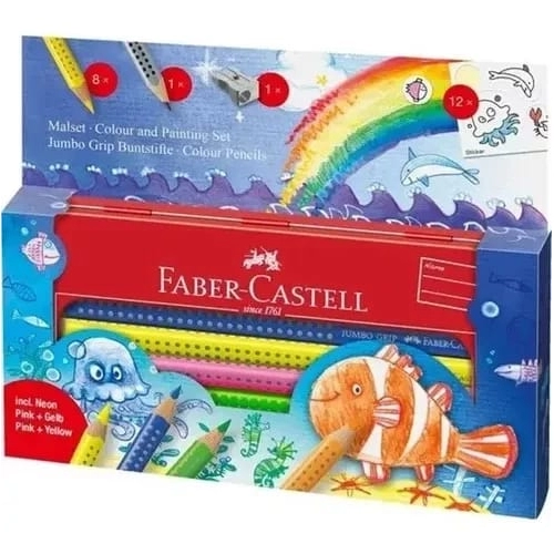SET FABER CASTEL LATA PINTADA x 8u.SUBMARINO