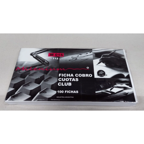 FICHA COBRO CLUB MENSUAL M015