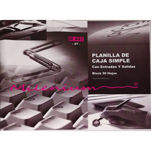 PLANILLA DE CAJA x50h.M441