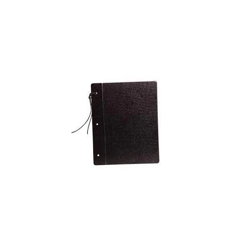CARPETA N*3 FIBRA NEGRA OJALILLADO FIBRACAP