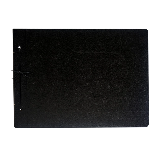 CARPETA N*6 FIBRA NEGRA OJALILLADO FIBRACAP