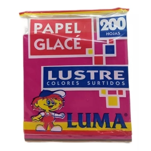 TACO PAPEL GLASE METAL x100u.