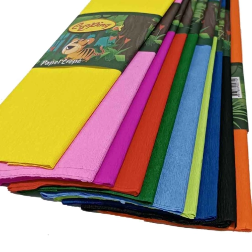 PAPEL CREPE CREPING MARRON CLARO