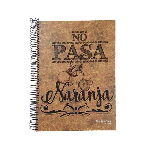 CUADERNO MIS APUNTES 29,7 TAPA CARTON x120h. RAYADO