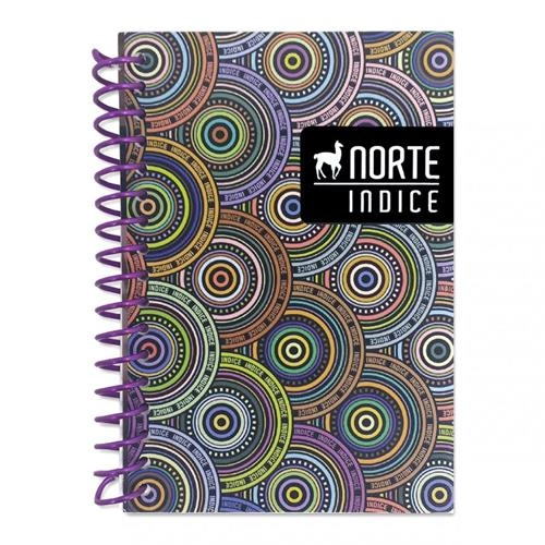 CUADERNO NORTE INDICE CON ESPIRAL (16 x 21) x45h.
