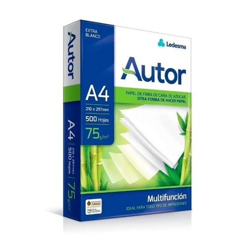 RESMA AUTOR MULTIFUNCION A4 x75g.