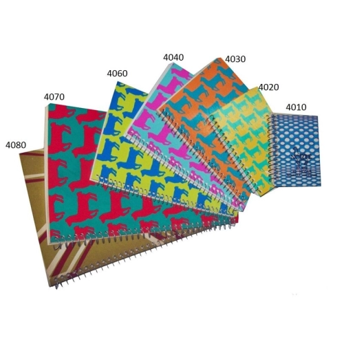 LIBRETA NORTE N*4060 CON INDICE Y CON  ESPIRAL