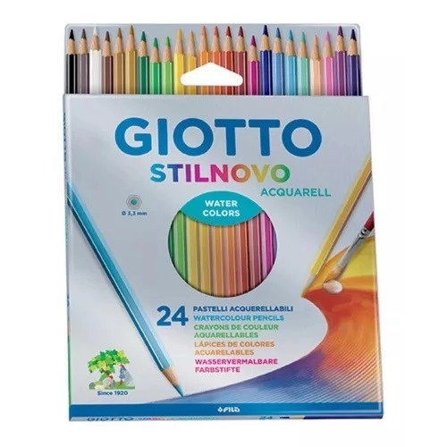 LAPICES DE COLORES GIOTTO STILNOVO ACUARELABLE x24