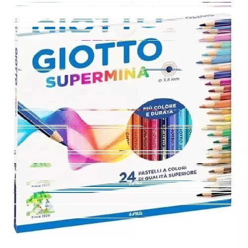 LAPICES DE COLORES GIOTTO SUPERMINA x24 LARGO