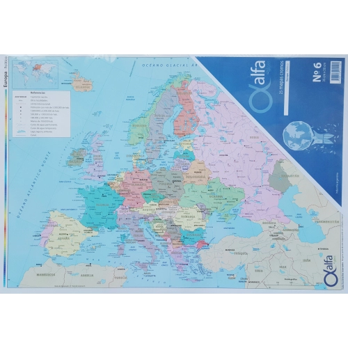 MAPA ALFA N*6 POLITICO EUROPA