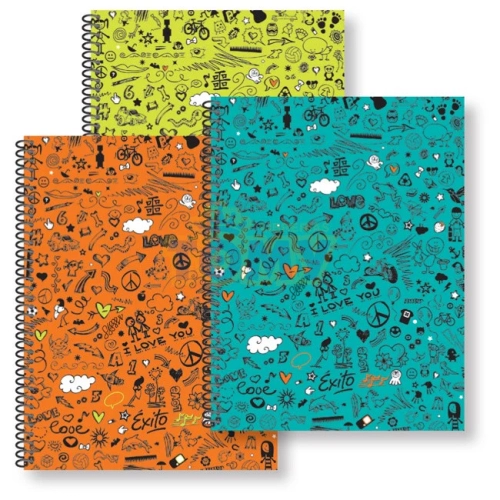 CUADERNO LEDESMA COLEGIAL 21x27 x60h. RAYADO FANTASIA