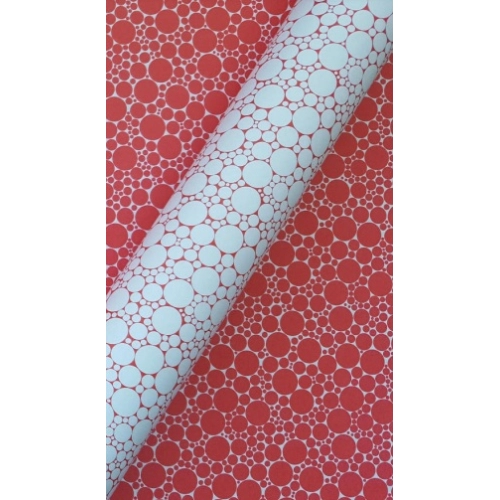 CARTULINA ALFA CIRCULOS ROJO 91401