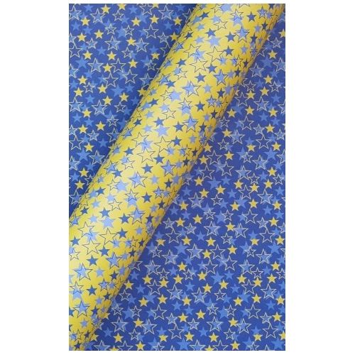 CARTULINA ALFA ESTRELLAS AZUL / AMARILLO 91505