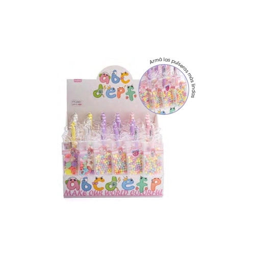 BOLIGRAFO CON COLGANTE PARA HACER PULSERAS