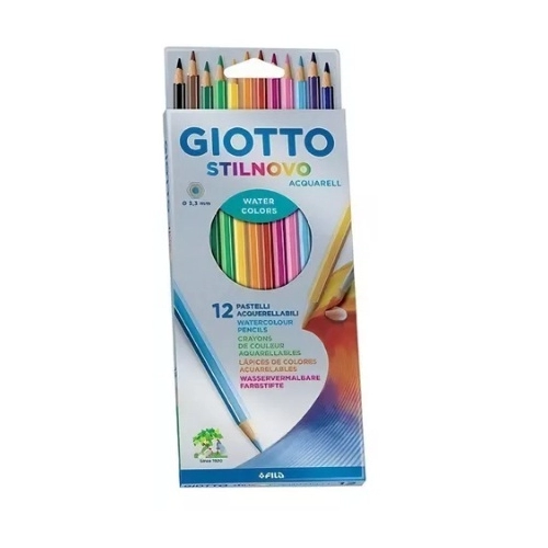LAPICES DE COLORES GIOTTO STILNOVO ACUARELABLE x12