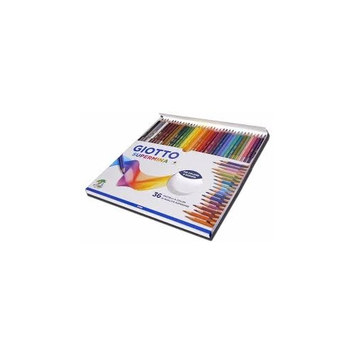LAPICES DE COLORES GIOTTO SUPERMINA x36 LARGO