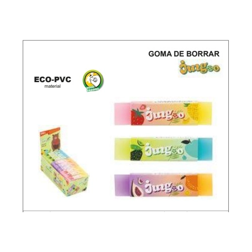 GOMA DE BORRAR BICOLOR JUNGO