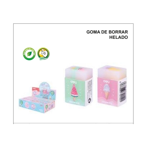 GOMA DE BORRAR HELADO DELI