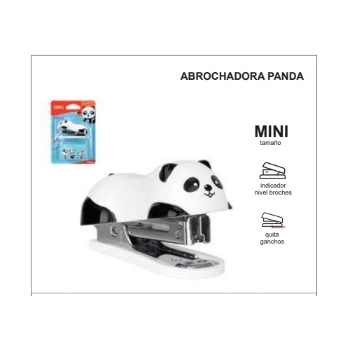 ABROCHADORA PANDA KIT BLISTER CON GANCHOS 10-12 HOJAS