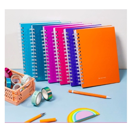 CUADERNO BE POSITIVE A4 (21 x 29.7) TAPA DURA x100h. RAYADO INTENSO