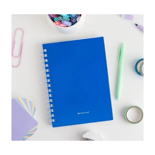 CUADERNO BE POSITIVE A5 (15 x 21) TAPA DURA x100h. RAYADO INTENSO