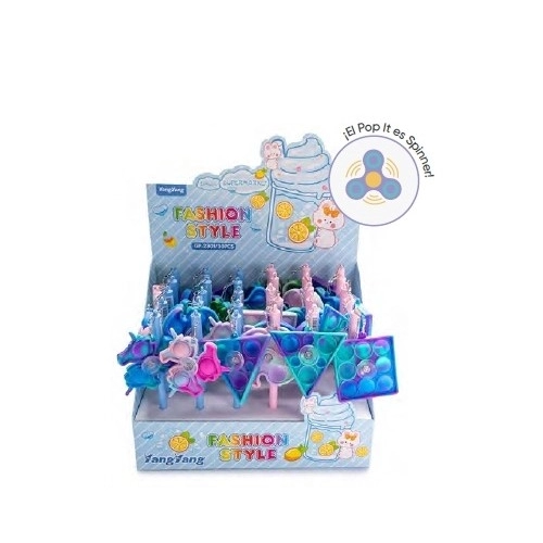 BOLIGRAFO CON COLGANTE POP IT SPINNER