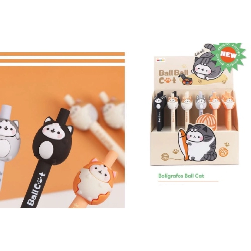 BOLIGRAFO BALL CATS WERO 3009