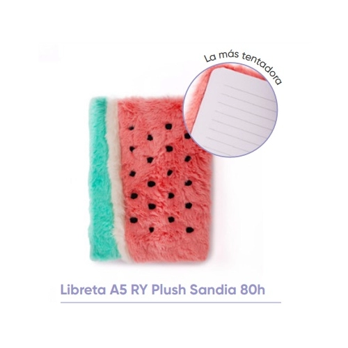 LIBRETA RY PLUSH SANDIA 428