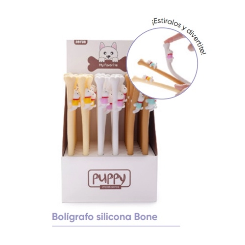 BOLIGRAFO SILICONA BONE 433