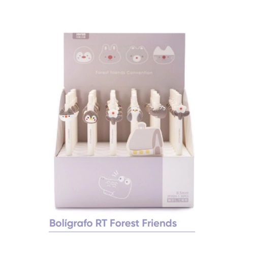 BOLIGRAFO RETRACTIL FOREST FRIENDS 434