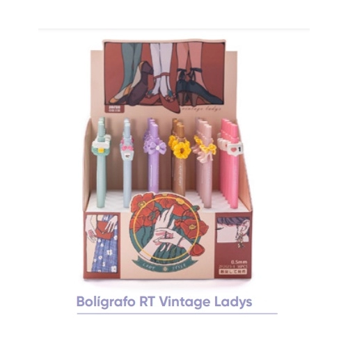 BOLIGRAFO RETRACTIL VINTAGE LADYS 435