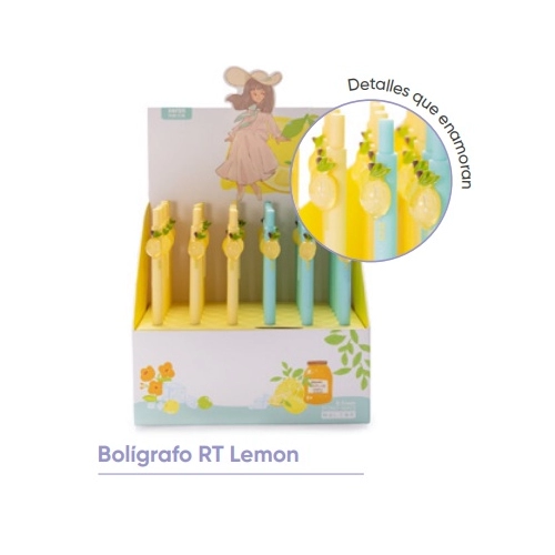 BOLIGRAFO RETRACTIL LEMON 438