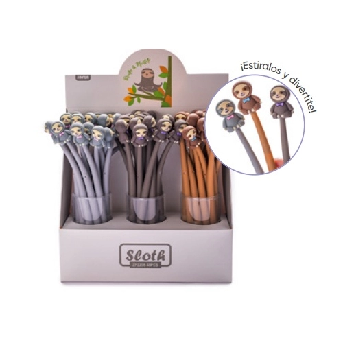 BOLIGRAFO SILICONA SLOTH 439