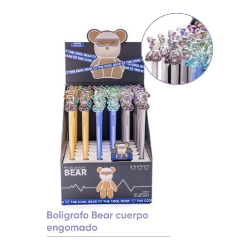 BOLIGRAFO BEAR CUERPO ENGOMADO 443