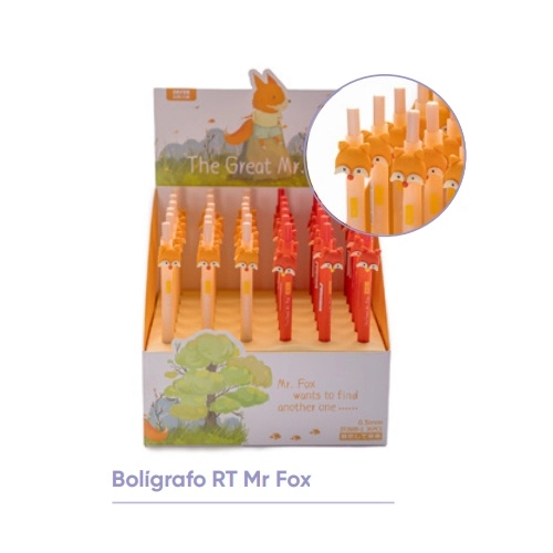 BOLIGRAFO RETRACTIL MR FOX 449