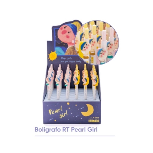 BOLIGRAFO RETRACTIL PEAR GIRL 454