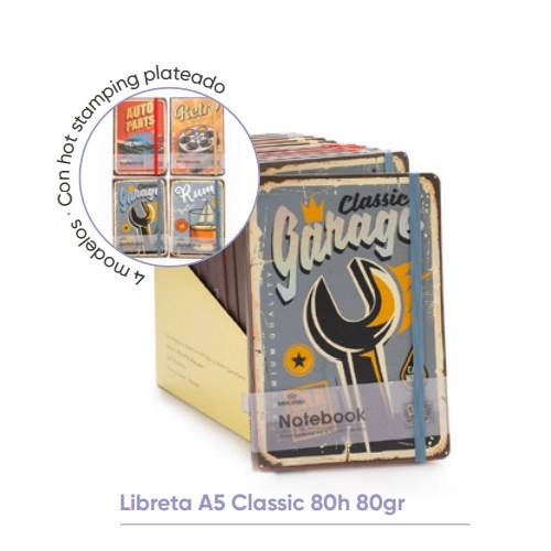 LIBRETA A5 CLASSIC 468 x80h.