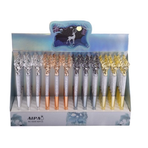 BOLIGRAFO METALICO CON CAPSULA DE DIAMANTE ALCE 331