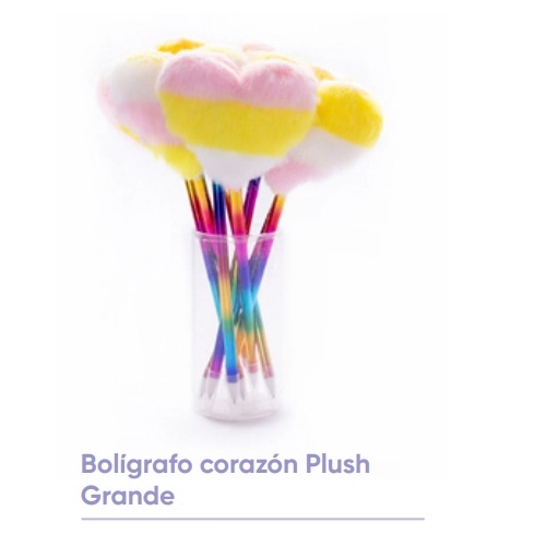 BOLIGRAFO CORAZON PLUSH GRANDE 418