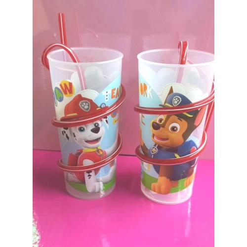 VASO CON SORBETE PAW PATROL