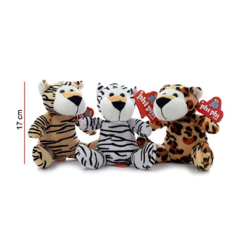 PELUCHE ANIMALES DE LA SELVA 17cm. 2667
