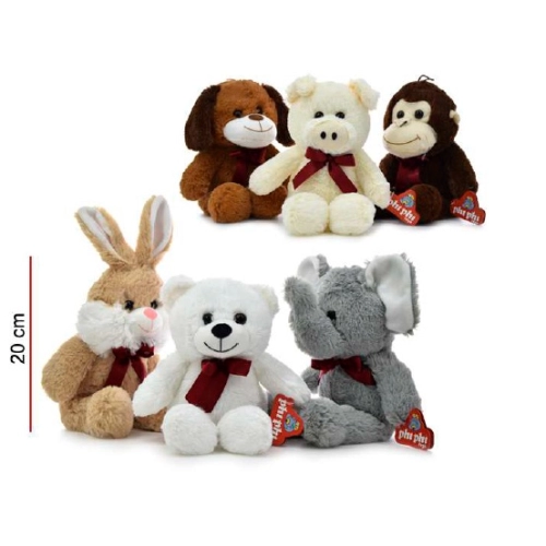 PELUCHE ANIMALES 20cm. 4464