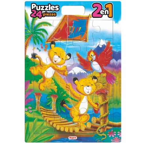 JUEGO CUBI PUZZLE x24 PIEZAS BARRILETE 2en1