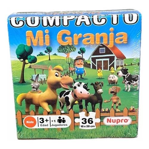 JUEGO PUZZLE GRANJA x36 COMPACTO
