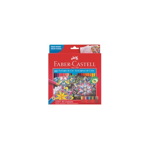 LAPICES DE COLORES FABER-CASTELL ECOLAPIZ x60 LARGO
