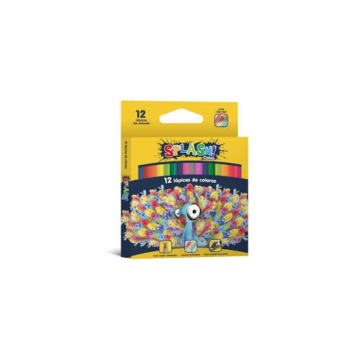 LAPICES DE COLORES FABER-CASTELL SPLASH x12 CORTO