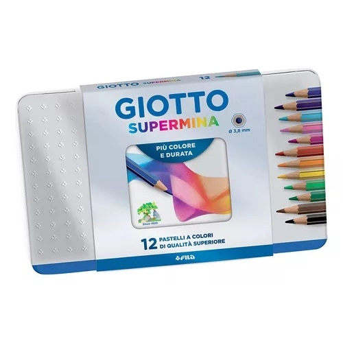 LAPICES DE COLORES GIOTTO SUPERMINA LATA x12