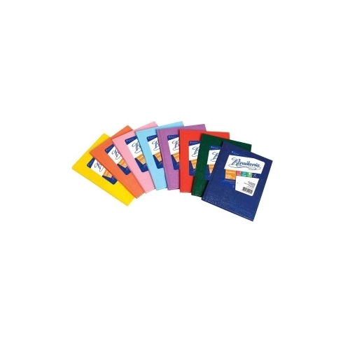 CUADERNO RIVADAVIA x50h. RAYADO TAPA DURA COLORES