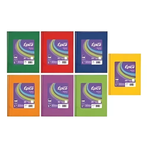 CUADERNO EPICA FORRADO x48h. RAYADO TAPA DURA